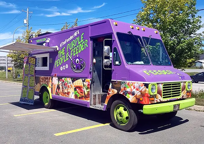 Purple People Feeder Food Truck